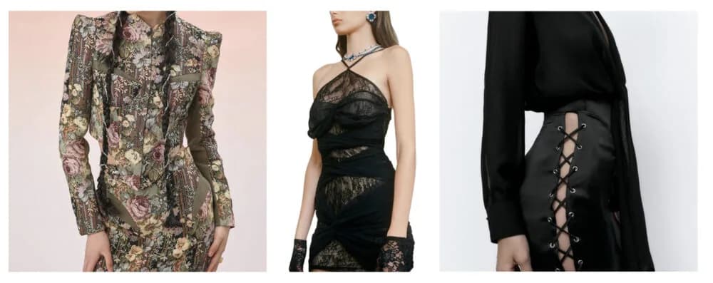 Coquette Vamp: Weaving Romanticism with Urban Edge