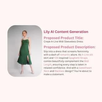 AI-generated product descriptions release