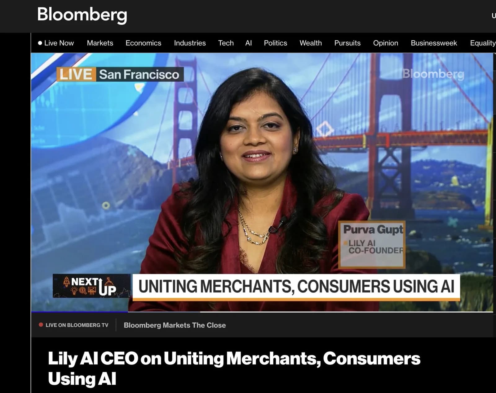 Lily AI & Bloomberg On AI and Bringing Humanity to Shopping