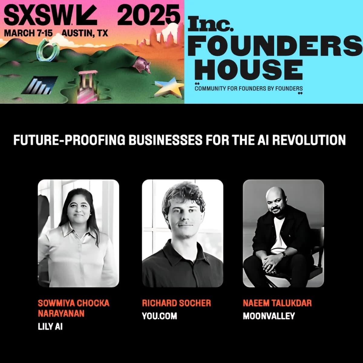 Lily AI Returns to SXSW 2025, Speaking about the AI Revolution at Inc. Founders House