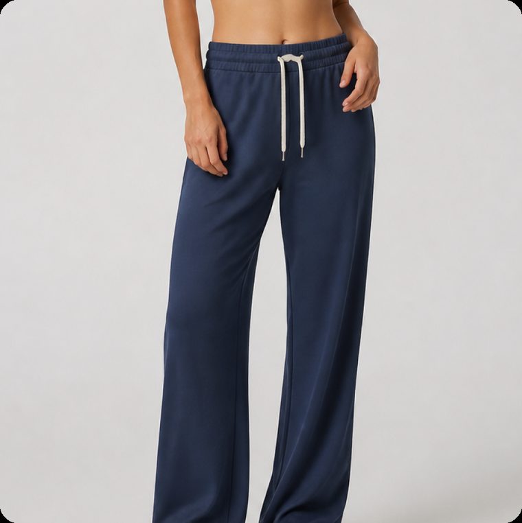 Esso Wideleg Pant in Blue Coast Heather