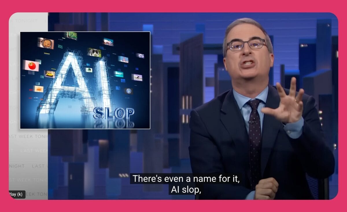 AI Slop John Oliver Segment Preview for Lily AI Blog Post
