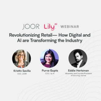 Lily AI's "Revolutionizing Retail: How Digital and AI are Transforming the Industry" Webinar featuring Kristin Savilia, CEO at Joor and Purva Gupta, CEO at Lily AI.