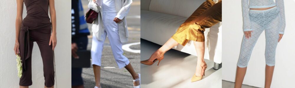 Capri Pants are one of today's Y2K Trends in Beauty and Fashion