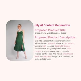 AI-generated product descriptions release