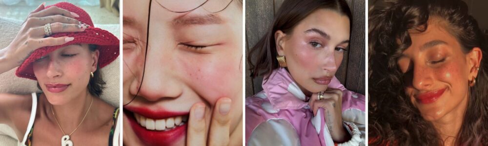 Strawberry Girl Blush Beauty Trend