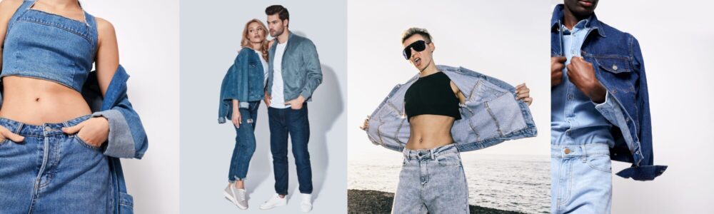 Double denim is one of today's Y2K Trends in Beauty and Fashion