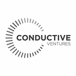 Conductive Ventures logo in grey.