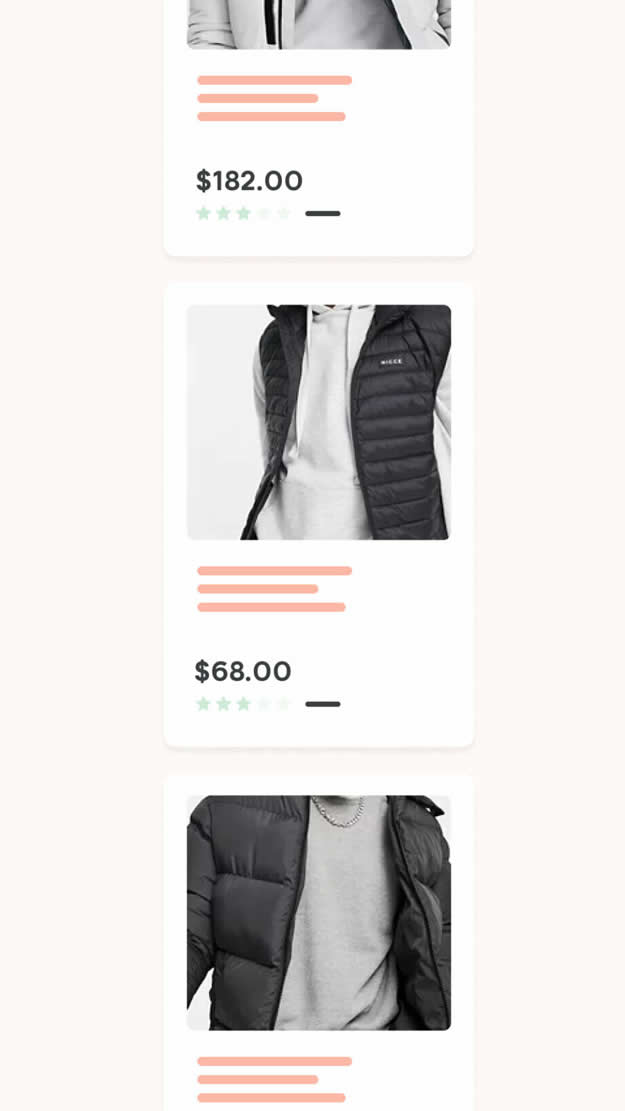 Fashion products showcasing the power of Lily AI for SEO and SEM.